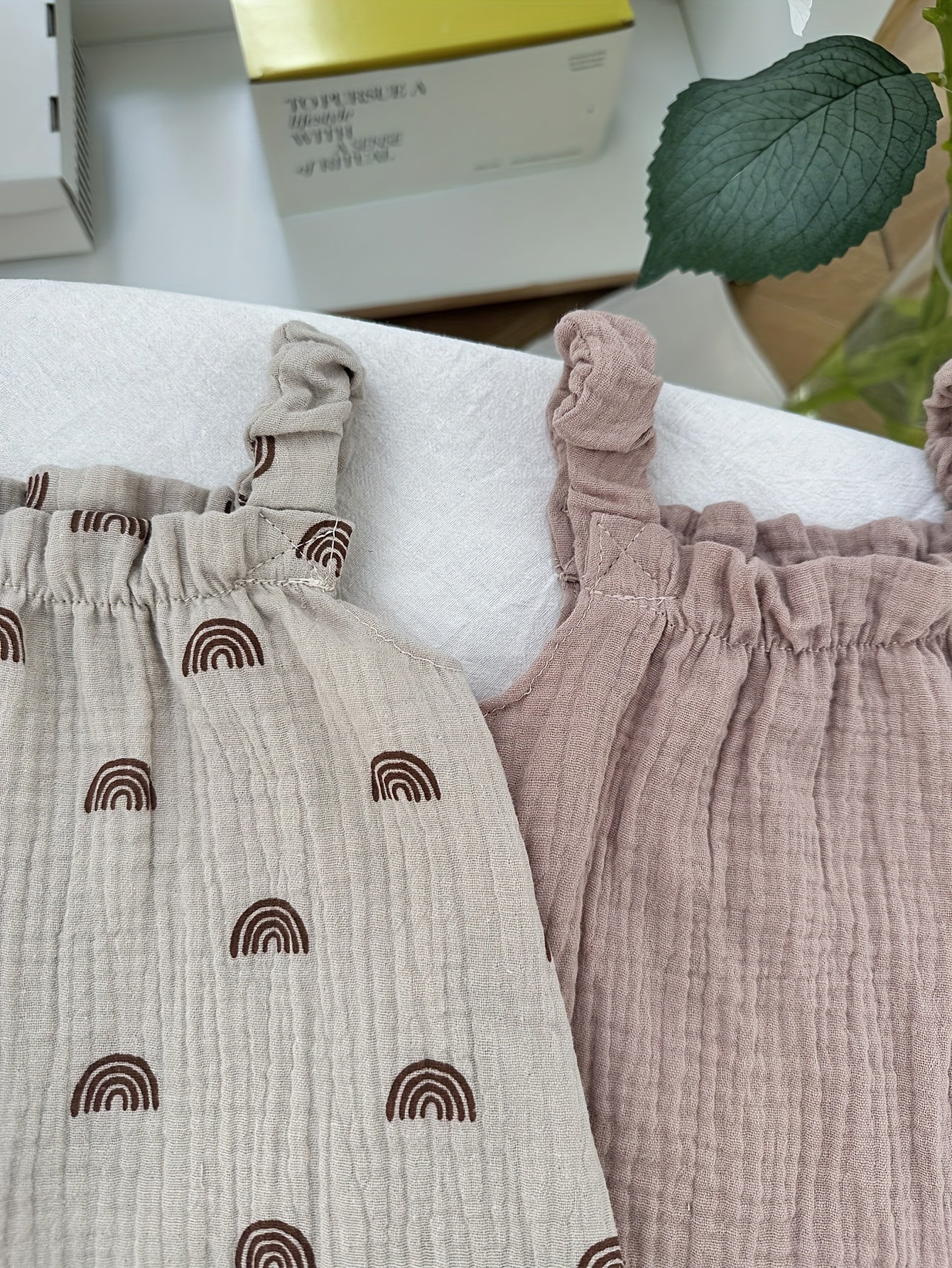 2pcs Baby Girl Cotton Summer Overalls Set - Lucy&Luna