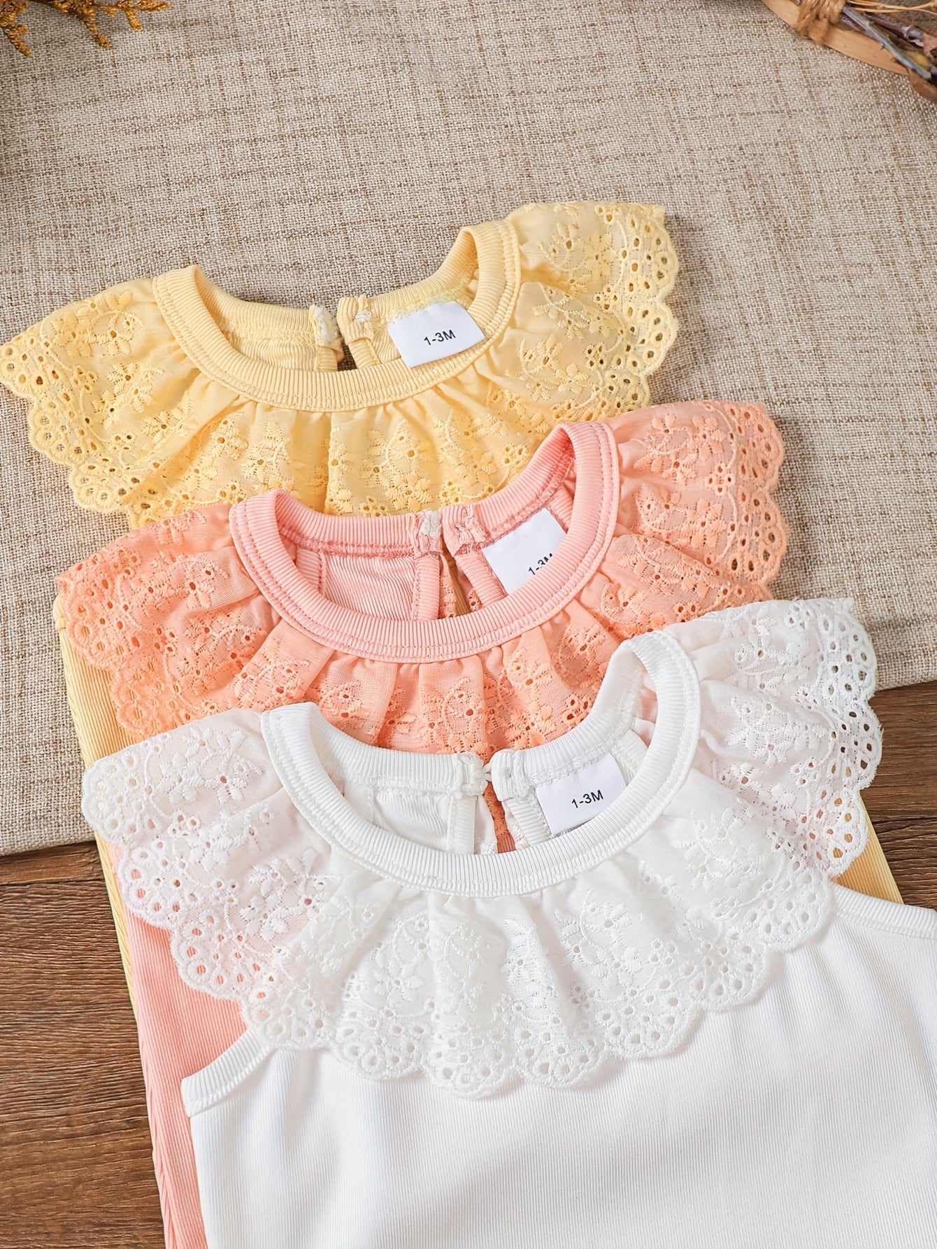 3 - Piece Girls' Casual Bodysuit Set - Lucy&Luna
