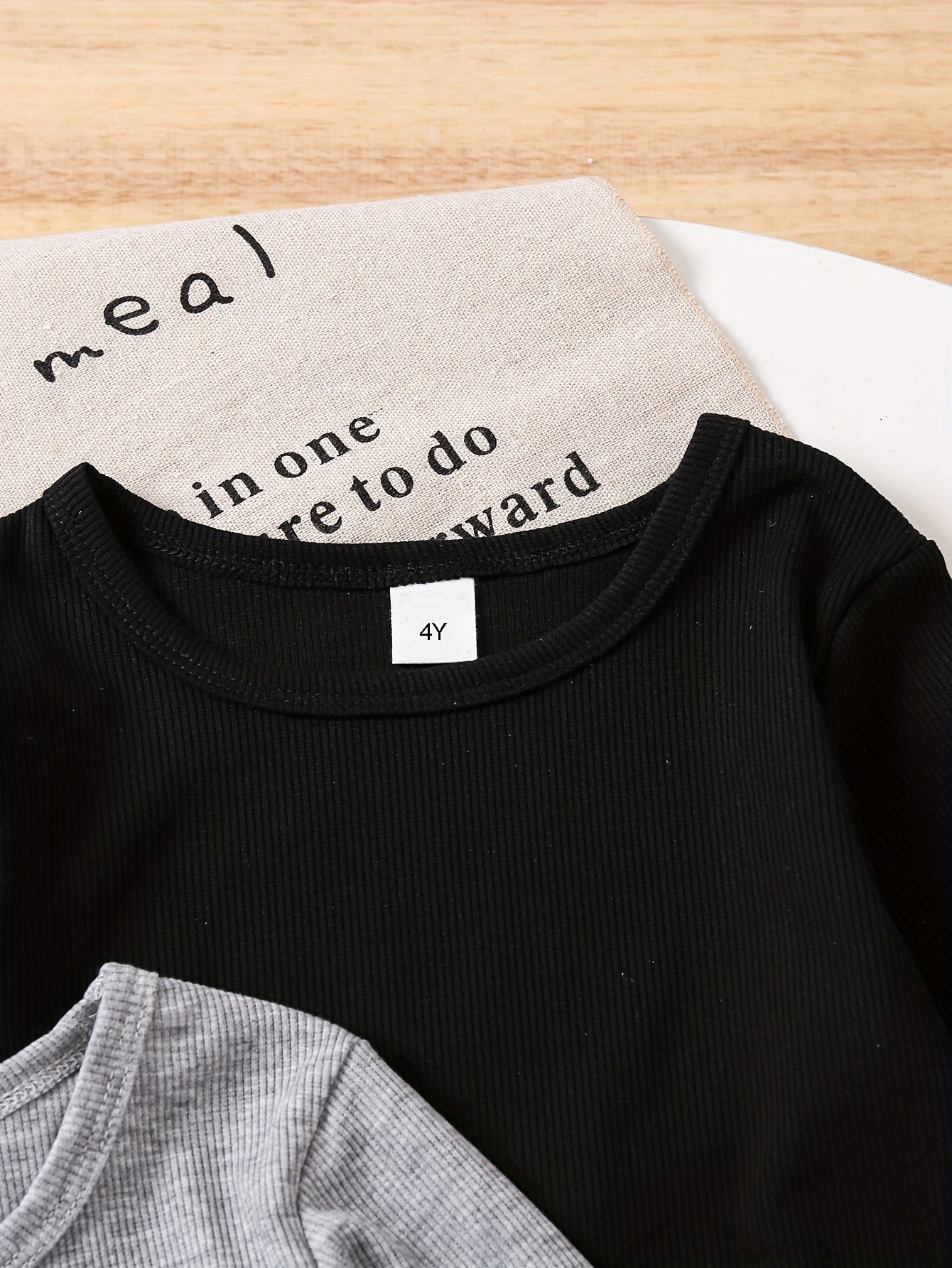 3pcs Set Of Fashionable Girls' And Children's Casual Long Sleeved T-shirt - Lucy&Luna