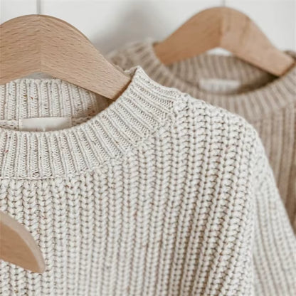 Chunky Knit Pullover Sweater