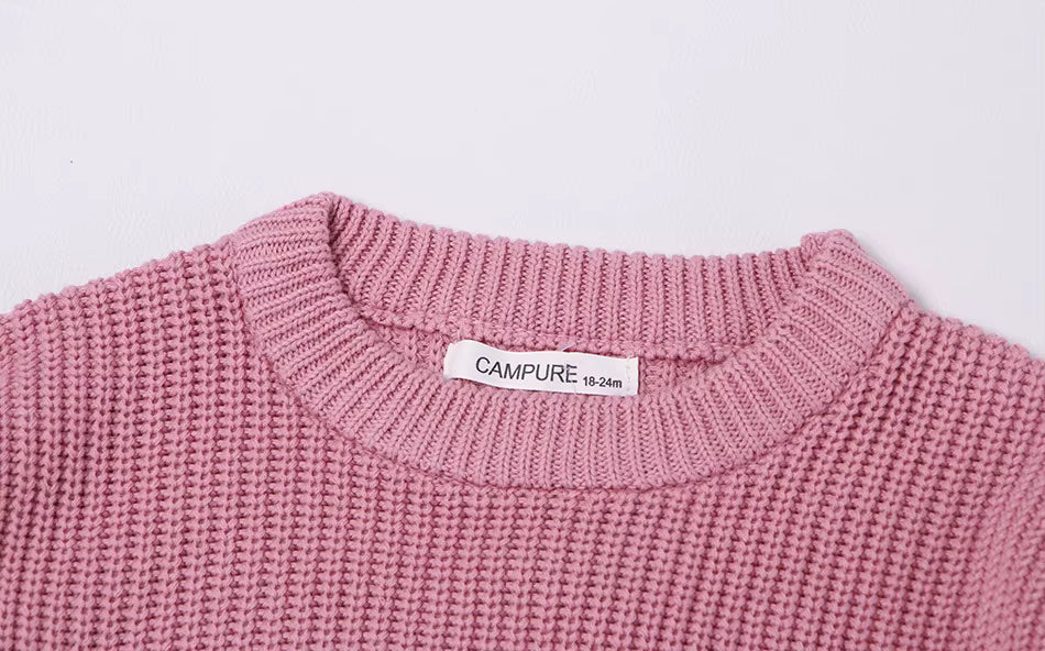 Knit Sweater Long Sleeve Pullover