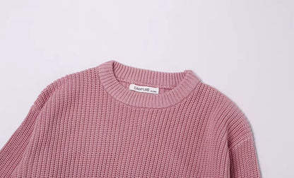 Knit Sweater Long Sleeve Pullover