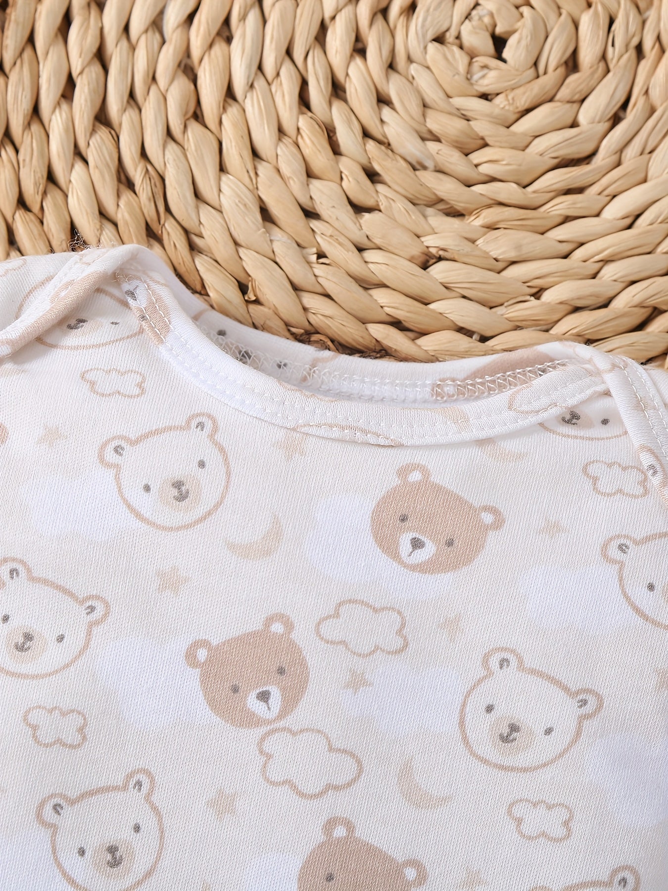 Adorable Baby Bear Romper Set - 3 Pieces - Lucy&Luna