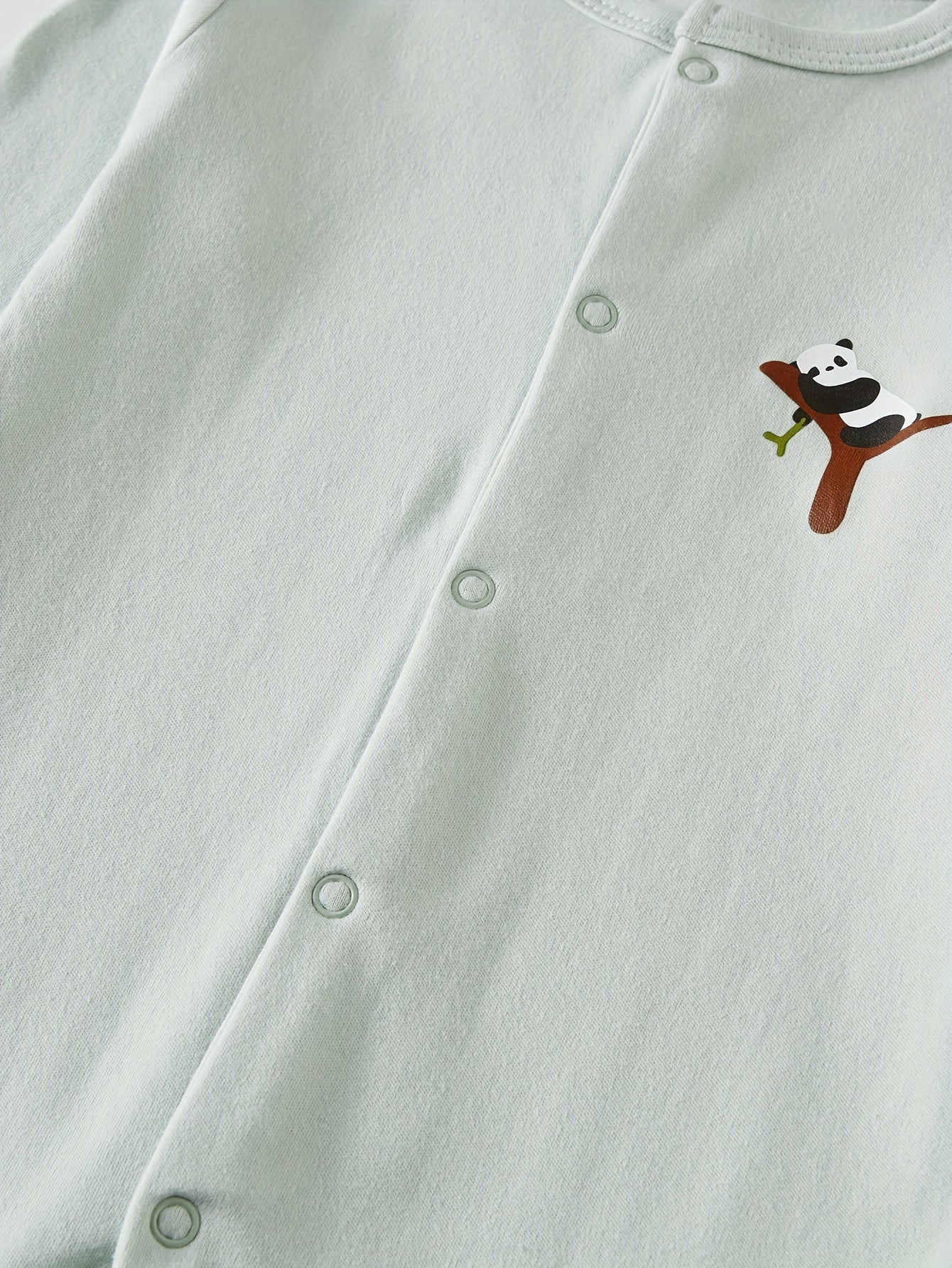 Baby Boy 3 - Pack Green Sleeve Cotton Bodysuits - Lucy&Luna