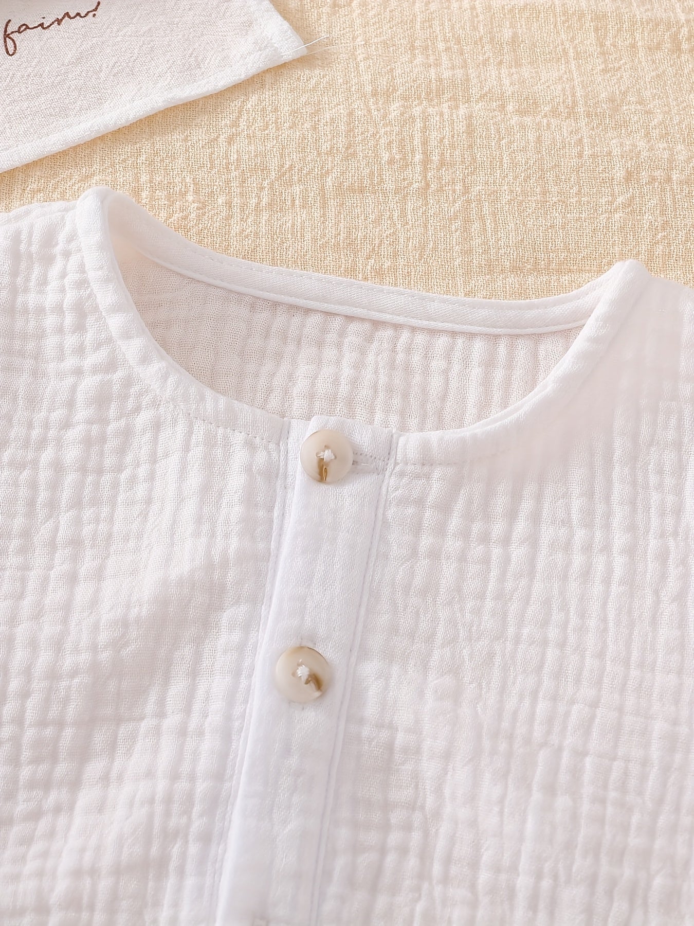 Baby Cotton Short Sleeve Romper for Summer - Lucy&Luna