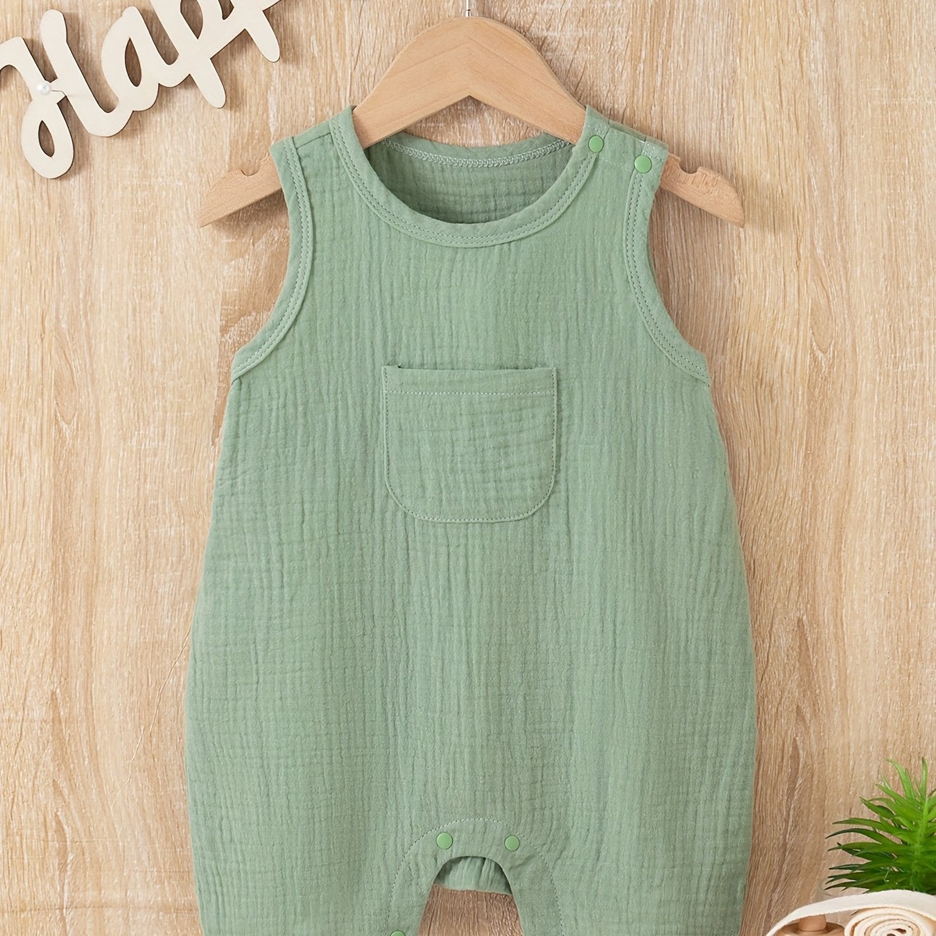 Breathable Cotton Sleeveless Kids Romper - Lucy&Luna
