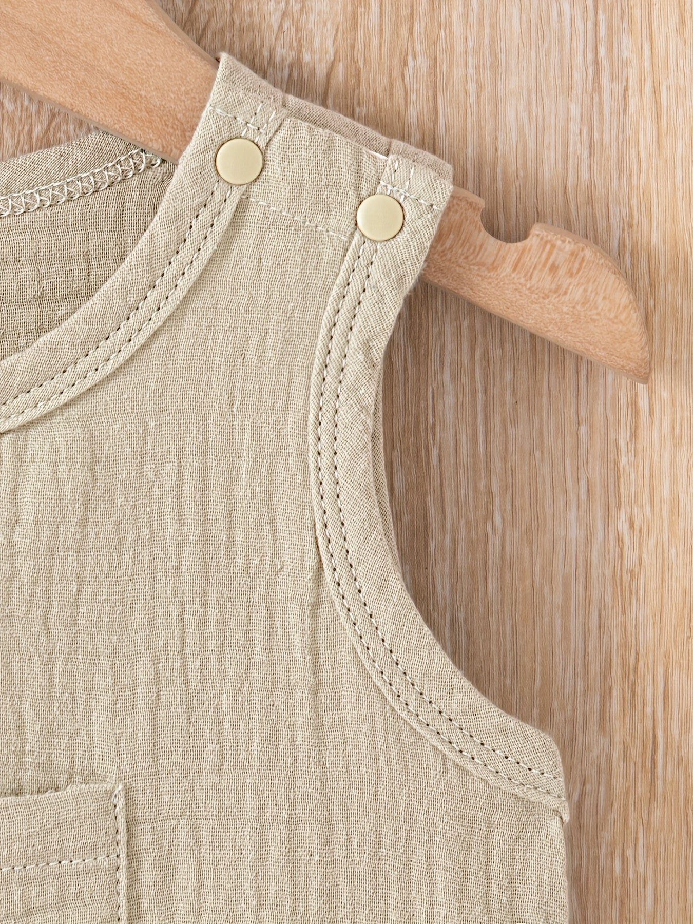 Breathable Cotton Sleeveless Kids Romper - Lucy&Luna