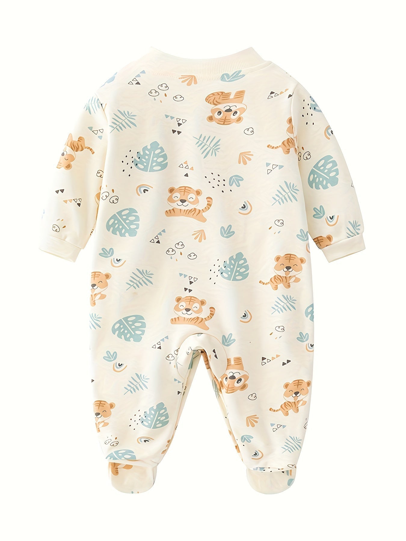 Cozy Animal Print Newborn Onesie - Cute & Comfy - Lucy&Luna