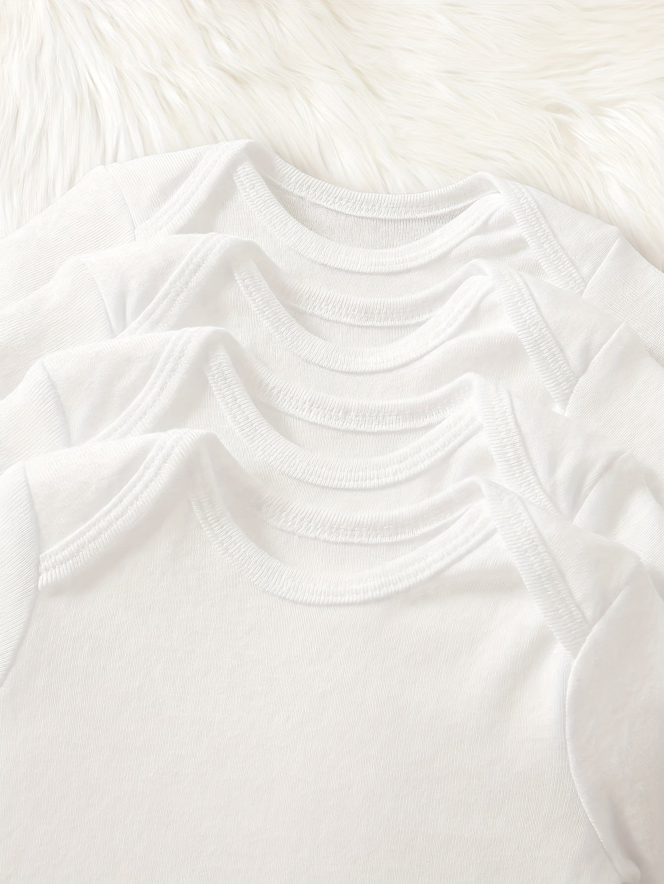 Cozy White Baby Girl Onesie - Autumn Comfort - Lucy&Luna