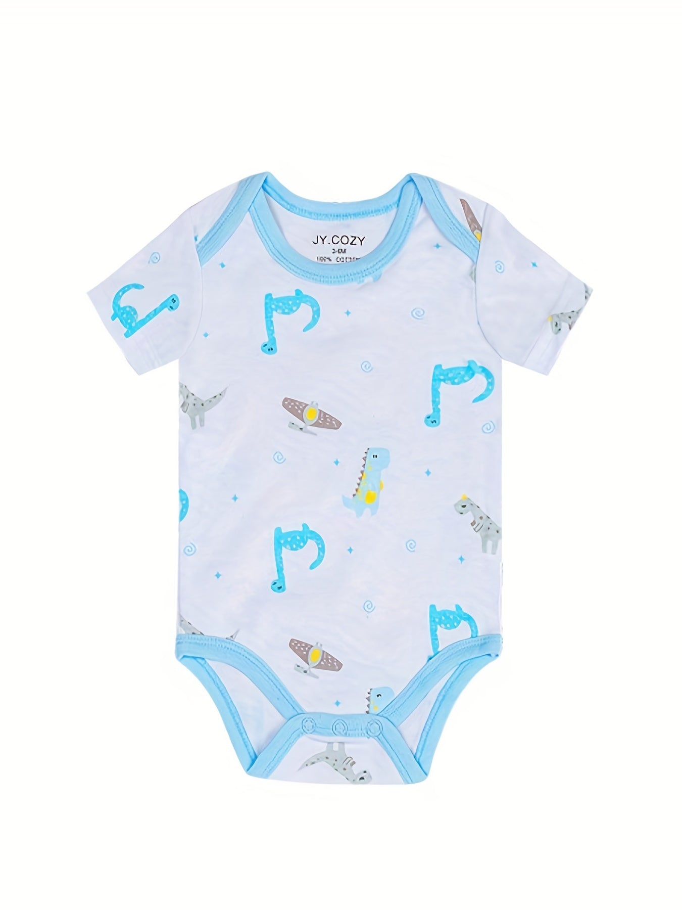 Cute Summer Striped Cotton Onesies for Boys - Lucy&Luna