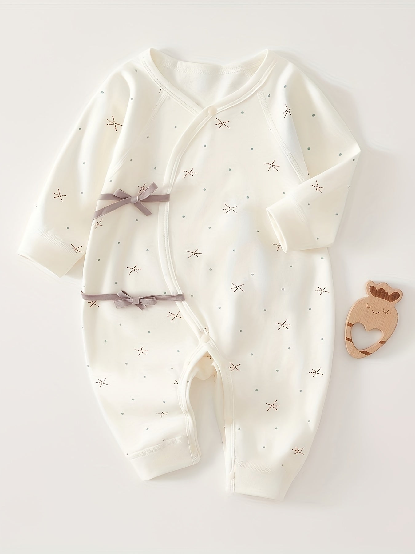 Floral Baby Onesies - 100% Cotton & Machine Washable - Lucy&Luna