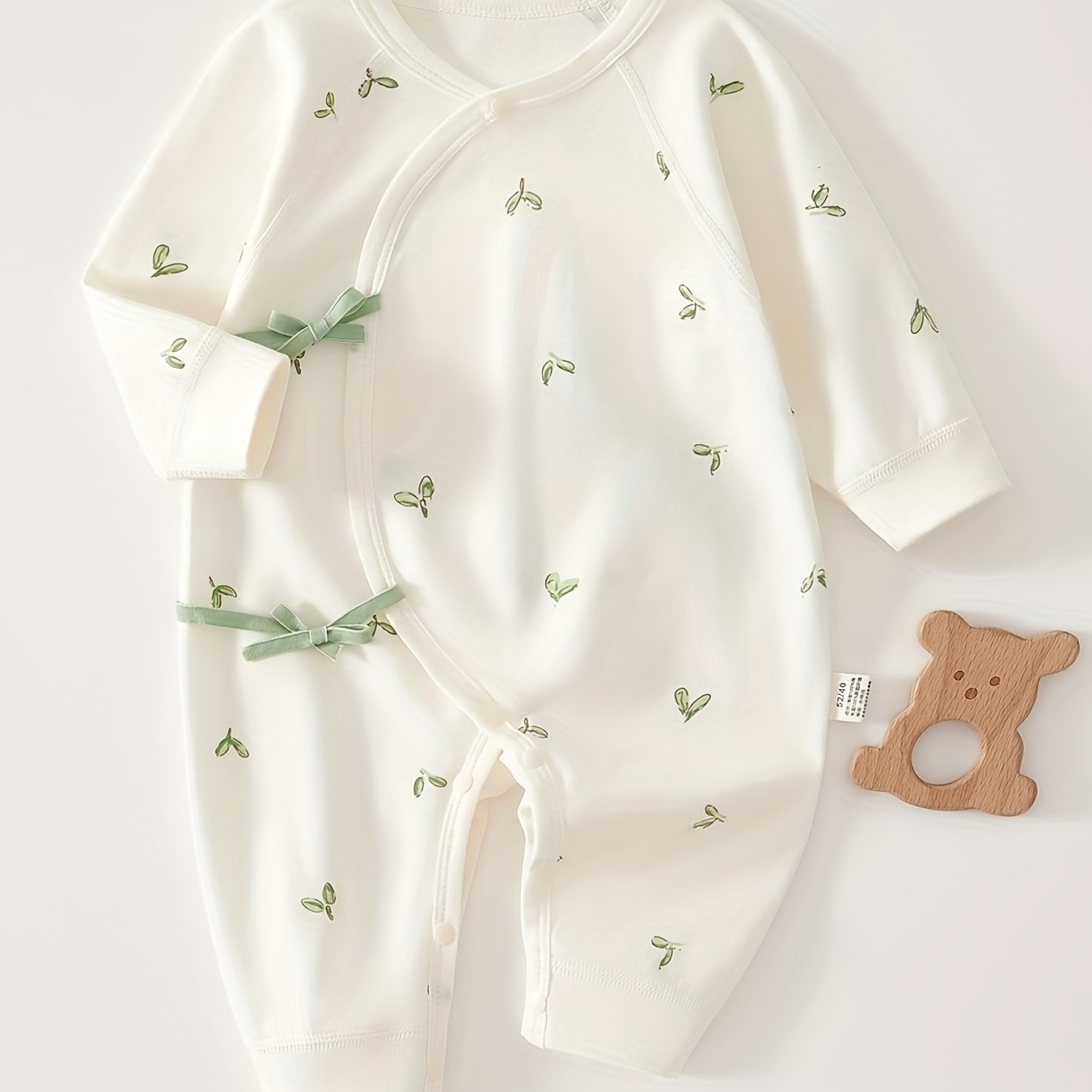 Floral Baby Onesies - 100% Cotton & Machine Washable - Lucy&Luna