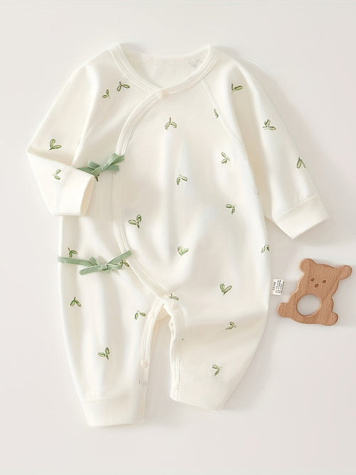 Floral Baby Onesies - 100% Cotton & Machine Washable - Lucy&Luna