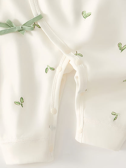 Floral Baby Onesies - 100% Cotton & Machine Washable - Lucy&Luna