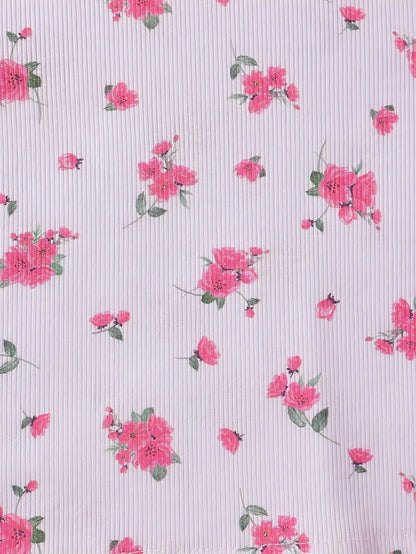 Girls' Clothing, Perfect for Back - to - school Season Gifts. Includes A Set Of 5 Long - sleeved Round - neck T-shirts with Cute Flower And Heart Prints, Ideal for Spring And Summer. Suitable for Holidays And School Wear. - Lucy&Luna