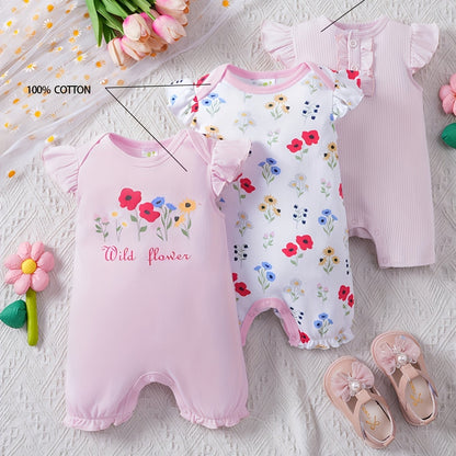 Infant Summer Swan 3 - Piece Outfit Set - Lucy&Luna