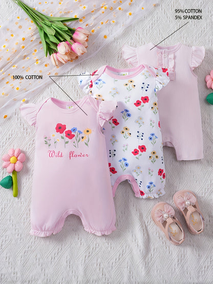 Infant Summer Swan 3 - Piece Outfit Set - Lucy&Luna