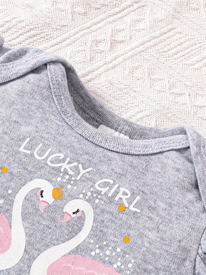 Infant Summer Swan 3 - Piece Outfit Set - Lucy&Luna