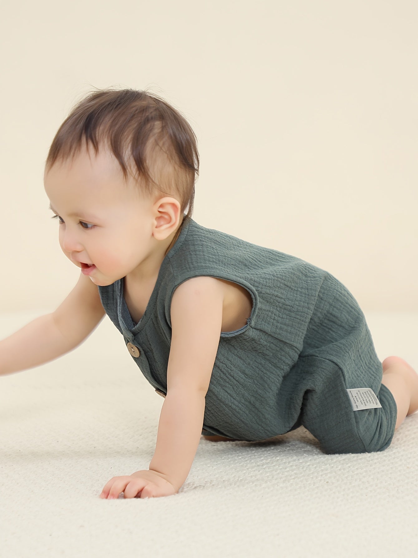 Lightweight Cotton Baby Jumpsuit for Spring/Summer - Lucy&Luna