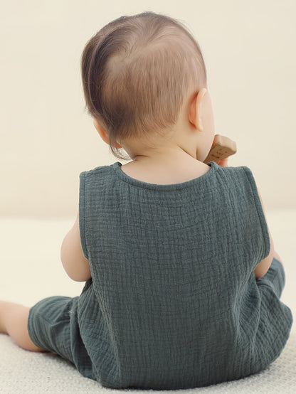 Lightweight Cotton Baby Jumpsuit for Spring/Summer - Lucy&Luna