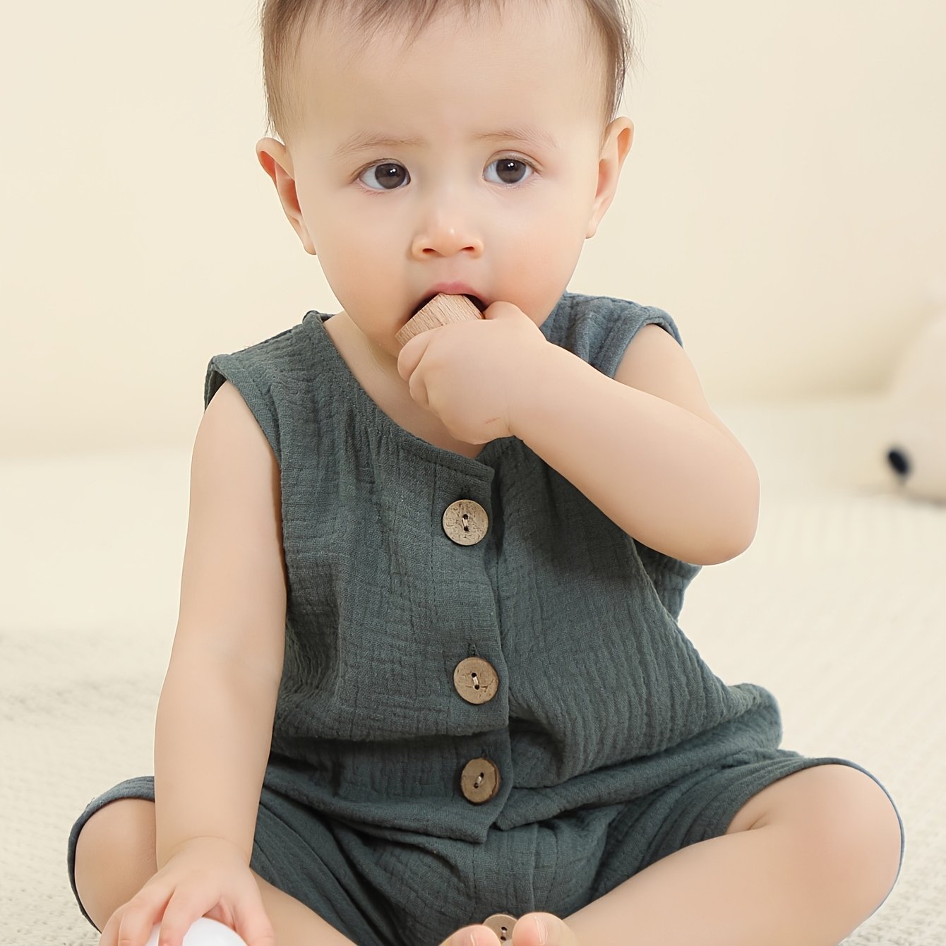 Lightweight Cotton Baby Jumpsuit for Spring/Summer - Lucy&Luna