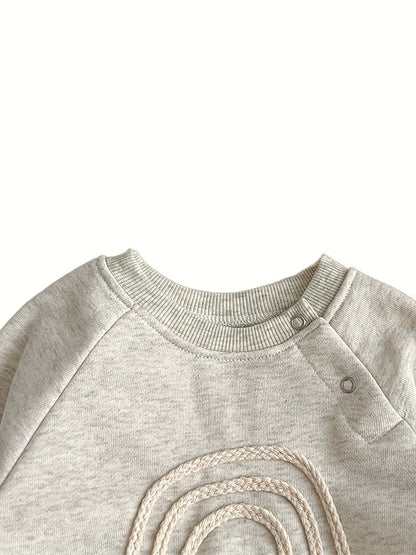 Rainbow Long Sleeve Romper for Infants - Lucy&Luna