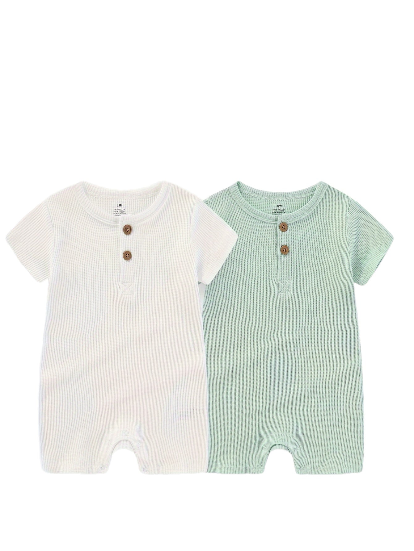 Soft Cotton Baby Bodysuits - Summer Essentials - Lucy&Luna