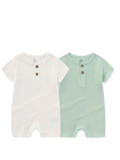 Soft Cotton Baby Bodysuits - Summer Essentials - Lucy&Luna