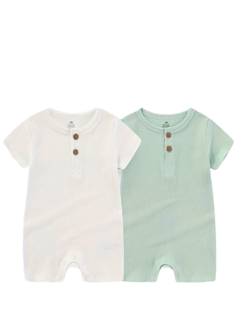 Soft Cotton Baby Bodysuits - Summer Essentials - Lucy&Luna