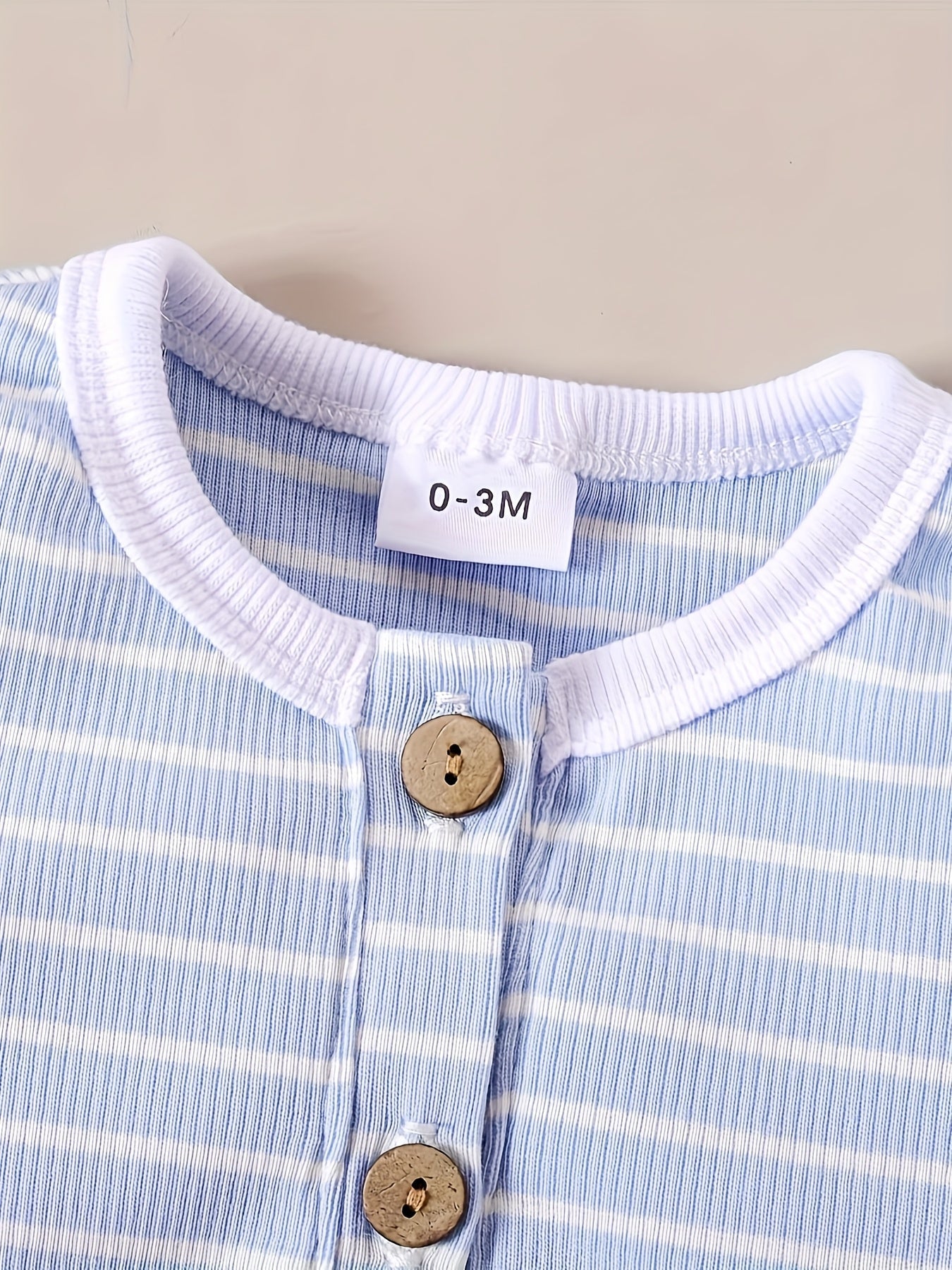 Soft Striped Baby Romper - Perfect for Summer Fun - Lucy&Luna