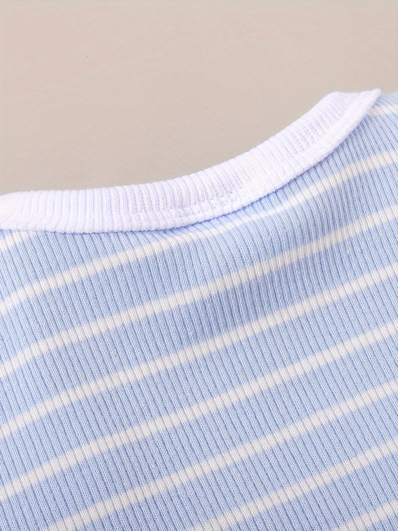 Soft Striped Baby Romper - Perfect for Summer Fun - Lucy&Luna