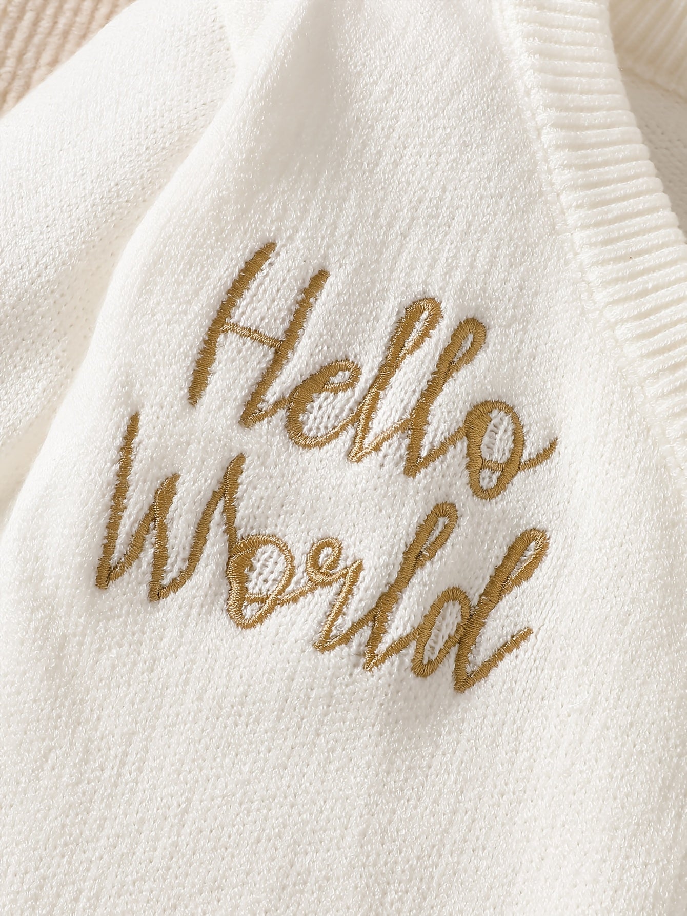 Soft Viscose Kids' Jumpsuit - Hello World! - Lucy&Luna