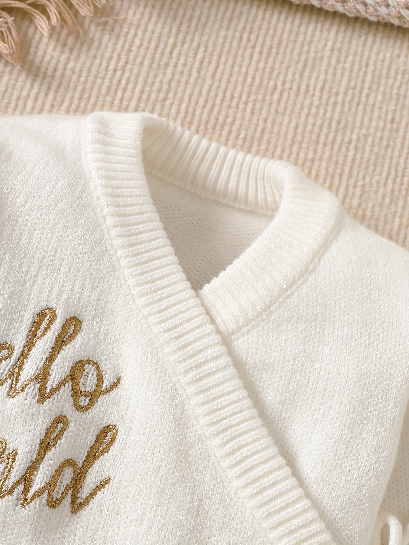 Soft Viscose Kids' Jumpsuit - Hello World! - Lucy&Luna